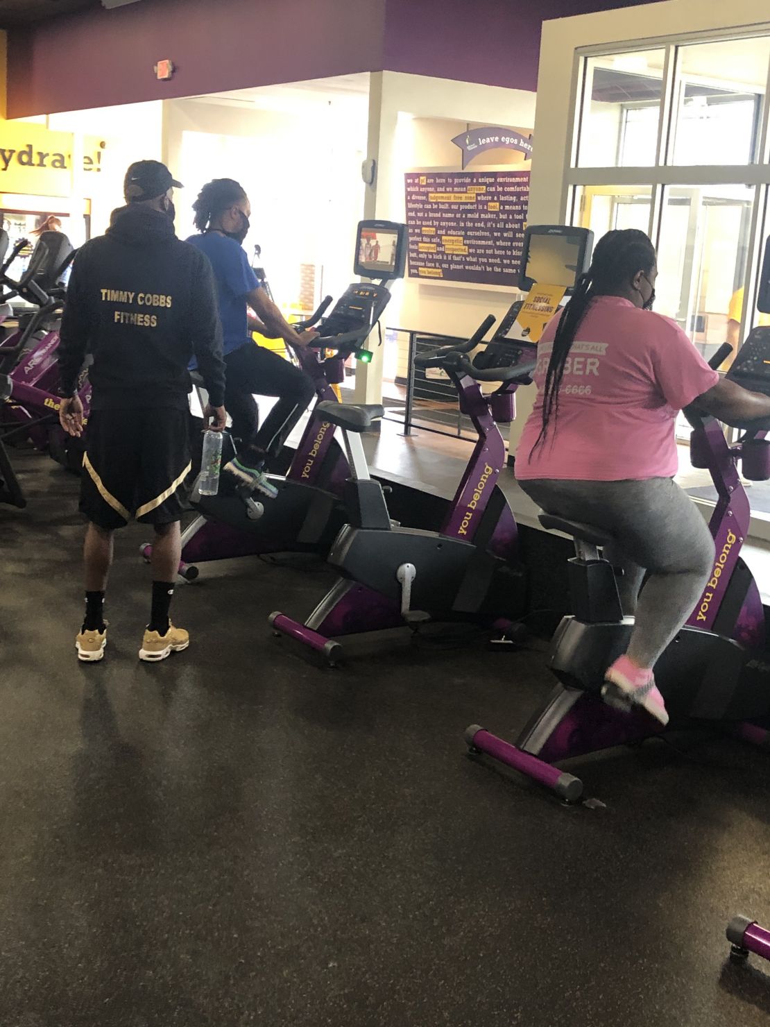Fitness Training Clients at planet fitness
