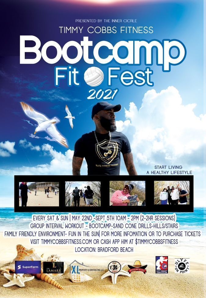 Timmy Cobbs Fitness Boot Camp & Fit Fest Bradford Beach