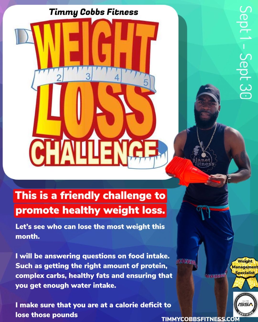 Timmy Cobbs 30 Day WeightLoss Challenge
