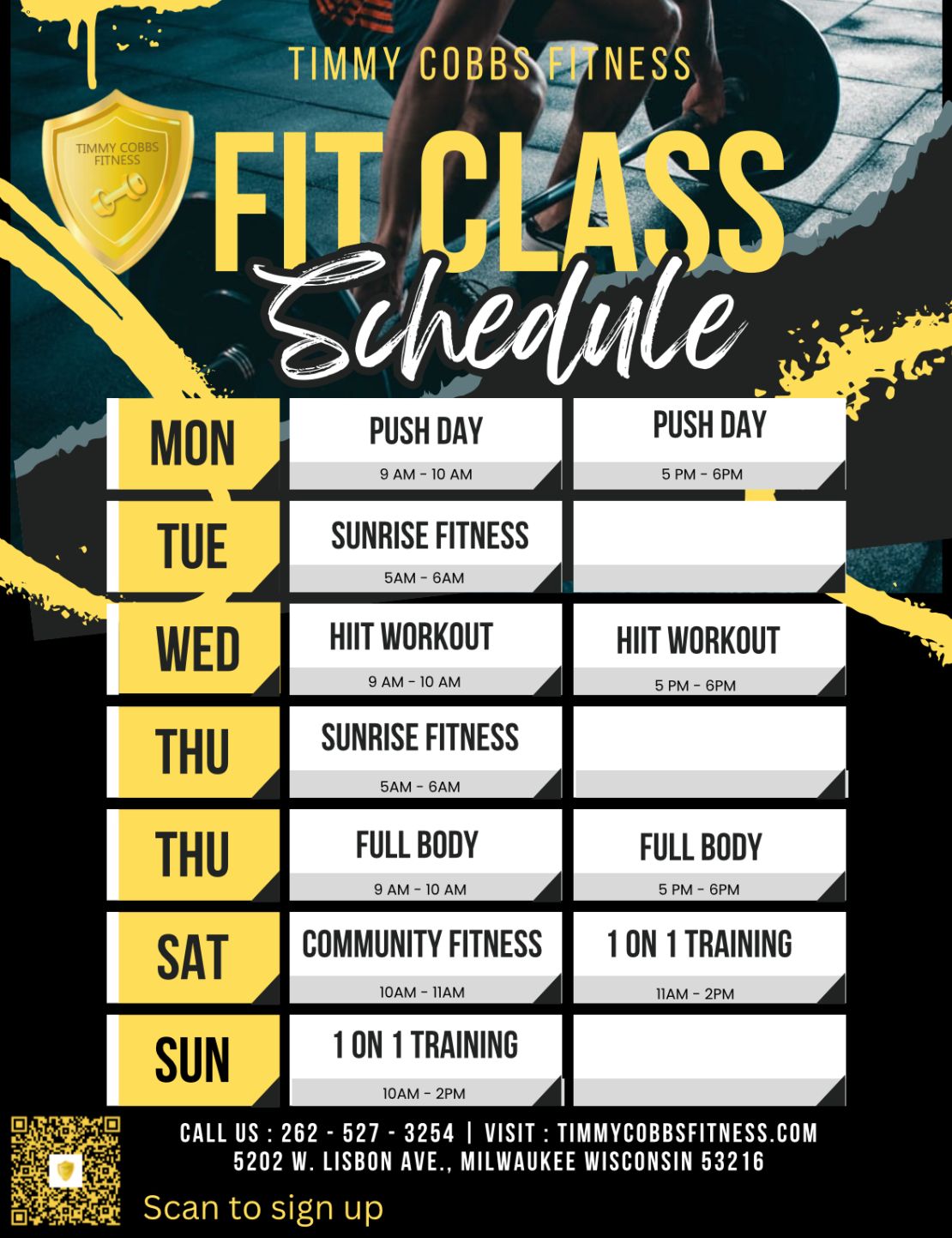 Group workouts in Milwaukee 